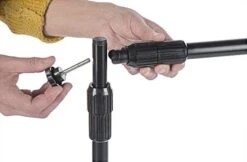 8'h X 10'w Step And Repeat Adjustable Aluminum Tube Frame - Black -LuxeDisplay Shop bwall8.ra3 preview