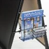 Literature Pocket For A-Frame Sign, Adjustable Divider, Acrylic Card Slot - Black -LuxeDisplay Shop cabasketbk.rw preview