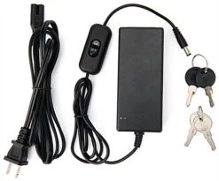 48"w Locking Display Table W/ Tempered Glass Canopy, Sliding Door, LED Light - White -LuxeDisplay Shop casadc.ra11 preview