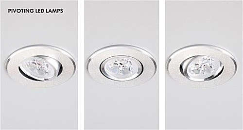 44" Glass Display Case W/ Top Lights, Wheels, Adjustable Shelves, Locking - Silver 10 44" Glass Display Case W/ Top Lights, Wheels, Adjustable Shelves, Locking - Silver - Image 8