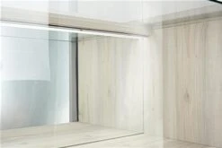 47" Tempered Glass Display Case, Top LED Lights, Locking Sliding Door - Gray -LuxeDisplay Shop clmodc1.ra4 preview