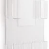 8.5 X 11 Sign Holder For Wall With Brochure Holders, 4"w, 6 Pockets - Clear -LuxeDisplay Shop clrb8564.ra1 preview