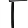 11 X 17 Outdoor Menu Stand For Floor, Locking Snap Open Frame, Curved Post - Black -LuxeDisplay Shop cm1117pbk2.rw preview