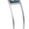 11 X 17 Menu Stand For Floor, Top Insert, C-shaped Curve - Silver -LuxeDisplay Shop cmp1117c.rw preview