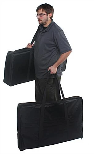 96"w Portable Counter, Truss Design - Silver & Wood Grain 5 96"w Portable Counter, Truss Design - Silver & Wood Grain - Image 3