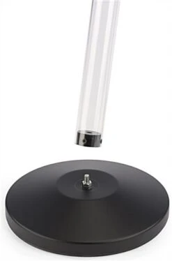 QueuePole.Economy 41.5" Clear Stanchion Post With 6.5' Black Retractable Belt -LuxeDisplay Shop cpobkba.ra3 preview