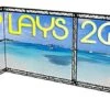 20' X 8' Trade Show Truss Booth W/ Double Sided Custom Graphics - Black -LuxeDisplay Shop crwecrng.rw preview