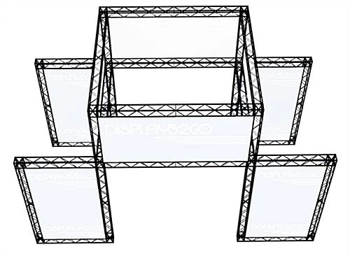 20’ X 12' Trade Show Truss Booth & Header - Black 5 20’ X 12' Trade Show Truss Booth & Header - Black - Image 3