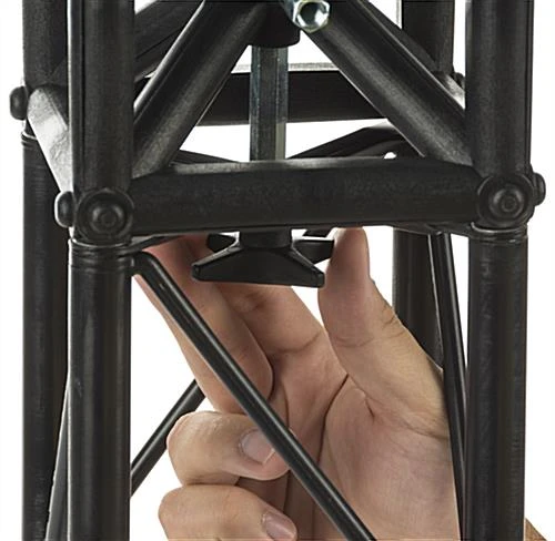 10’ X 8’ Trade Show Truss Booth, Aluminum - Black 9 10’ X 8’ Trade Show Truss Booth, Aluminum - Black - Image 7