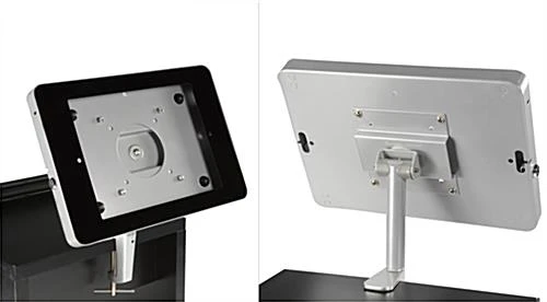 40”W Portable Counter, Clamping IPad Enclosure Silver 9 40”W Portable Counter, Clamping IPad Enclosure Silver - Image 7