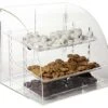 Acrylic Food Display Case With (3) Removable Trays, Curved Front -LuxeDisplay Shop cvact3lg.rw preview