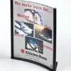 8.5 X 11 Sign Holder For Tabletop With Concave Design, Top Insert - Black -LuxeDisplay Shop cvnw8511.rw preview