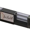 Black Retail Counter Configuration W/ 6 Components, Custom Printed Graphic Panels -LuxeDisplay Shop cw6aebkcg.ra1 preview