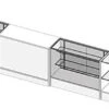 Retail Counter Configuration W/ 6 Components, White Finish & Tempered Glass Shelves 2 Retail Counter Configuration W/ 6 Components, White Finish & Tempered Glass Shelves -LuxeDisplay Shop cw6aewh.rw preview