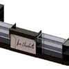Black Store Counter Configuration W/ 7 Components, Custom Printed Graphic Panels