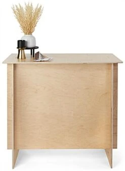 40 X 38 Portable Counter Display, Floor Standing, Inner Shelf - Natural -LuxeDisplay Shop dbpc1.ra4 preview