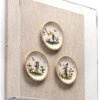 17 X 17 Wall Mounted Exhibit Case W/ Linen Backing, Acrylic Vitrine - Tan -LuxeDisplay Shop dcawec1212.rw preview