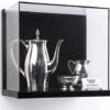 16 X 14 Wall Display Case W/ Lift-Off Acrylic Top - Black
