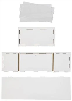 33" Eco-Friendly Display Case W/ Flat Pack Design, Recycled - White 16 33" Eco-Friendly Display Case W/ Flat Pack Design, Recycled - White -LuxeDisplay Shop dcecodc.ra7 preview