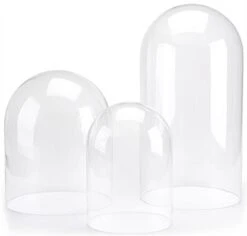 9 X 13 Glass Display Dome With Baseless Bottom - Clear -LuxeDisplay Shop dcgdomel.ra2 preview