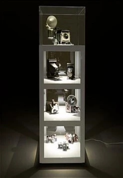 20" Acrylic Display Case W/ Interior LED Lights, Locking Fixed Shelves- White 14 20" Acrylic Display Case W/ Interior LED Lights, Locking Fixed Shelves- White -LuxeDisplay Shop dcisdwh.ra12202 preview