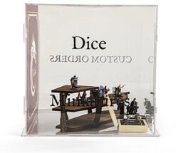 19 X 15 Countertop Display Case, Collapsible, Acrylic, Custom Graphics - Clear -LuxeDisplay Shop dcknockdmg.ra3 preview