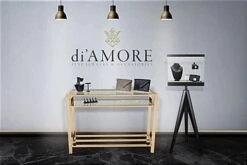 24" Glass Display Case W/ Pull-Out Door, 8 LED Lights, Tripod Legs - Black -LuxeDisplay Shop dctripled.ra10 preview