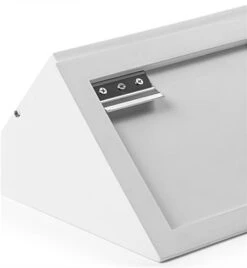 8”w Wall Wedge Display Case W/ MDF Base And Lift Off Acrylic Vitrine - White -LuxeDisplay Shop dcwwdg8wh.ra5 preview