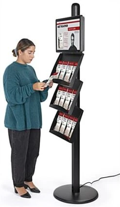 3-Tiered Digital Literature Holder, Android 7.1 OS, High Quality LCD Screen - Black 14 3-Tiered Digital Literature Holder, Android 7.1 OS, High Quality LCD Screen - Black -LuxeDisplay Shop dgbp2lhb ra4 preview