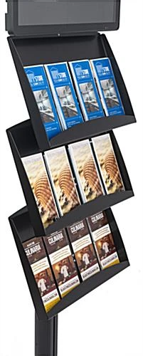 3-Tiered Digital Literature Holder, Android 7.1 OS, High Quality LCD Screen - Black 8 3-Tiered Digital Literature Holder, Android 7.1 OS, High Quality LCD Screen - Black - Image 6