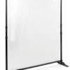 Floor Standing Sneeze Shield, PVC, Portable Aluminum Frame - Clear -LuxeDisplay Shop dgclrsr5572.rw preview