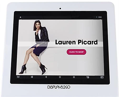 15" Touch Screen Digital Kiosk With Camera, 10pt PCAP Touch, Media Player - White 5 15" Touch Screen Digital Kiosk With Camera, 10pt PCAP Touch, Media Player - White - Image 3