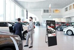 43" Non-Touch Digital A-Frame Sign W/ Android 7.1 Operating System - Black -LuxeDisplay Shop dgsnafnt43.ra7 preview