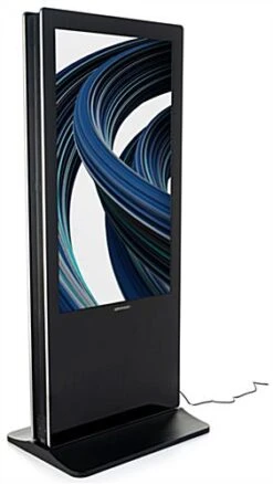 55” Double-Sided Non-Touch Kiosk, WiFi Enabled, Android 7.1 OS - Black