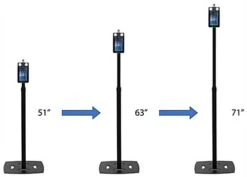 Non-Contact Body Temperature Scanner, Floor Standing W/ Adjustable Height - Black 11 Non-Contact Body Temperature Scanner, Floor Standing W/ Adjustable Height - Black -LuxeDisplay Shop dgtrgm2bk.ra2 preview