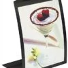 8 X 11.5 Sign Holder For Tabletop, With Magnetic Lens, Curved - Black -LuxeDisplay Shop dmcnt85blk.rw preview