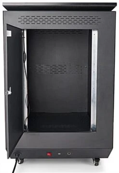 41" Tall Portable Counter W/ 3-Sided LED Screen Display, Storage Case, Wheels - Black -LuxeDisplay Shop dp031nvb.ra5 preview