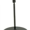 5-3/4" Sign Holder For Tabletops, Holds Signs Up To 1mm Thick, Round Base - Black