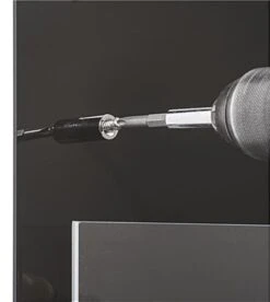 Workshop Series 18.5” X 25” Directory Sign, Silver Standoffs & Film Sheets - Black -LuxeDisplay Shop dsign3bkdr.ra5 preview