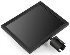 QueuePole.Economy 14 X 11 Stanchion Sign Frame, Slide-in Design, Landscape - Black -LuxeDisplay Shop ecpt1411sh.ra1 preview