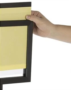 QueuePole.Economy 14 X 11 Stanchion Sign Frame, Slide-in Design, Landscape - Black -LuxeDisplay Shop ecpt1411sh.ra2 preview