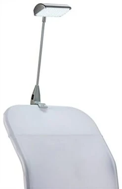 12-Watt LED Spotlight For Aluminum Tube Trade Show Displays - Silver -LuxeDisplay Shop em12wled.ra4 preview