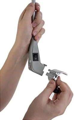 12-Watt LED Spotlight For Aluminum Tube Trade Show Displays - Silver -LuxeDisplay Shop em12wled.ra5 preview