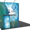 10x20 Trade Show Booth Kit W/ SEG Backdrop, 2 Spotlights And Counter -LuxeDisplay Shop fbrk10.rw preview