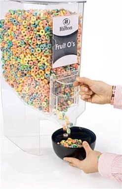 3.5 Gallon Acrylic Food Dispenser W/ Sign Sleeve, Continuous Flow 9 3.5 Gallon Acrylic Food Dispenser W/ Sign Sleeve, Continuous Flow -LuxeDisplay Shop fctdisp.ra2 preview