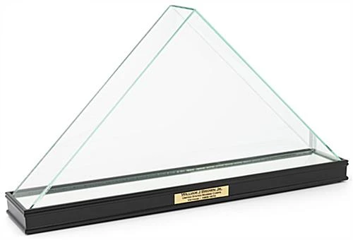 American-Made Wood Flag Case For 5’ X 9.5’ Flags, Custom Engraved - Black 3 American-Made Wood Flag Case For 5’ X 9.5’ Flags, Custom Engraved - Black - Image 2