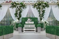 49"w X 49"h Faux Boxwood Hedge Panel, Weatherproof Design & UV Resistant - Green 17 49"w X 49"h Faux Boxwood Hedge Panel, Weatherproof Design & UV Resistant - Green -LuxeDisplay Shop fdffd group.ra8 preview 2