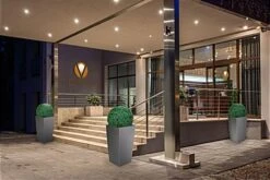 19"d Artificial Boxwood Ball In Planter, Weatherproof Design & UV Resistant - Green -LuxeDisplay Shop fdffdpl1.ra7 preview