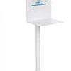 Touchless Hand Sanitizer Dispenser, Floor Standing W/ Pre-Printed Backsplash - White -LuxeDisplay Shop fgabshss.rw preview