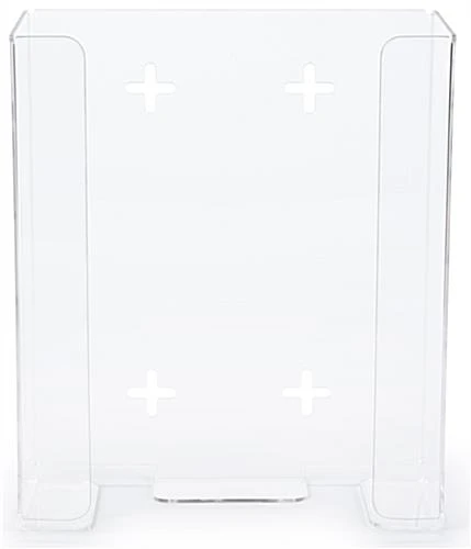 Acrylic Glove Box Dispenser, Double Box, Wall Mount - Clear 5 Acrylic Glove Box Dispenser, Double Box, Wall Mount - Clear - Image 3